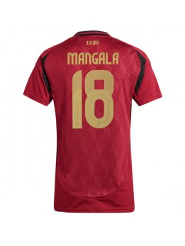 Belgien Orel Mangala #18 Heimtrikot für Frauen EM 2024 Kurzarm